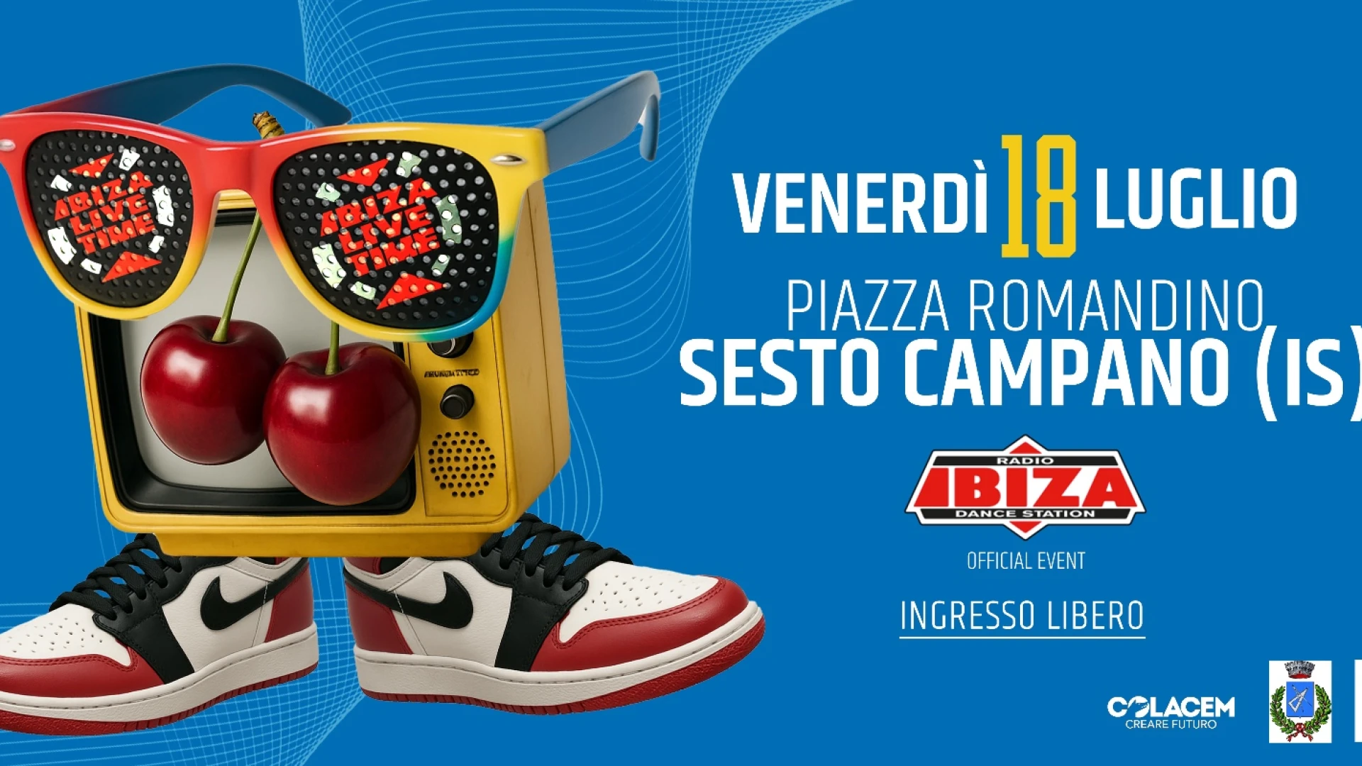 Radio Ibiza porta la sua energia a Sesto Campano: venerdì 18 luglio arriva il ‘Radio Ibiza Live Time Official Party